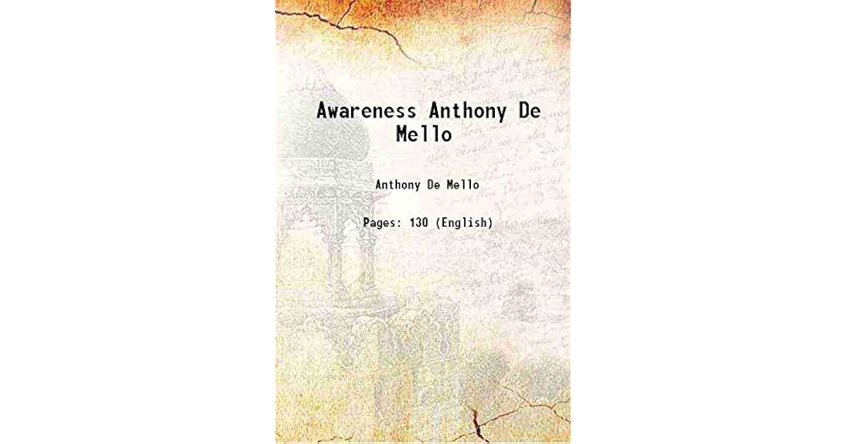 Awareness Anthony De Mello [Hardcover] by