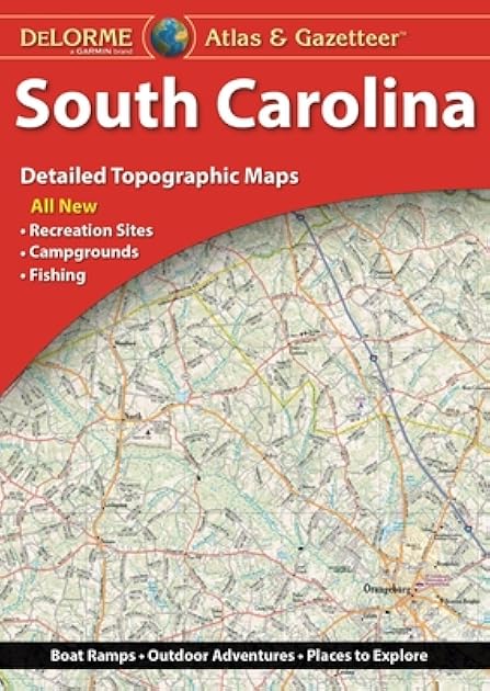 Delorme Atlas & Gazetteer: South Carolina (Delorme Atlas & Gazeteer)
