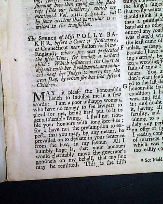 The Speech of Polly Baker