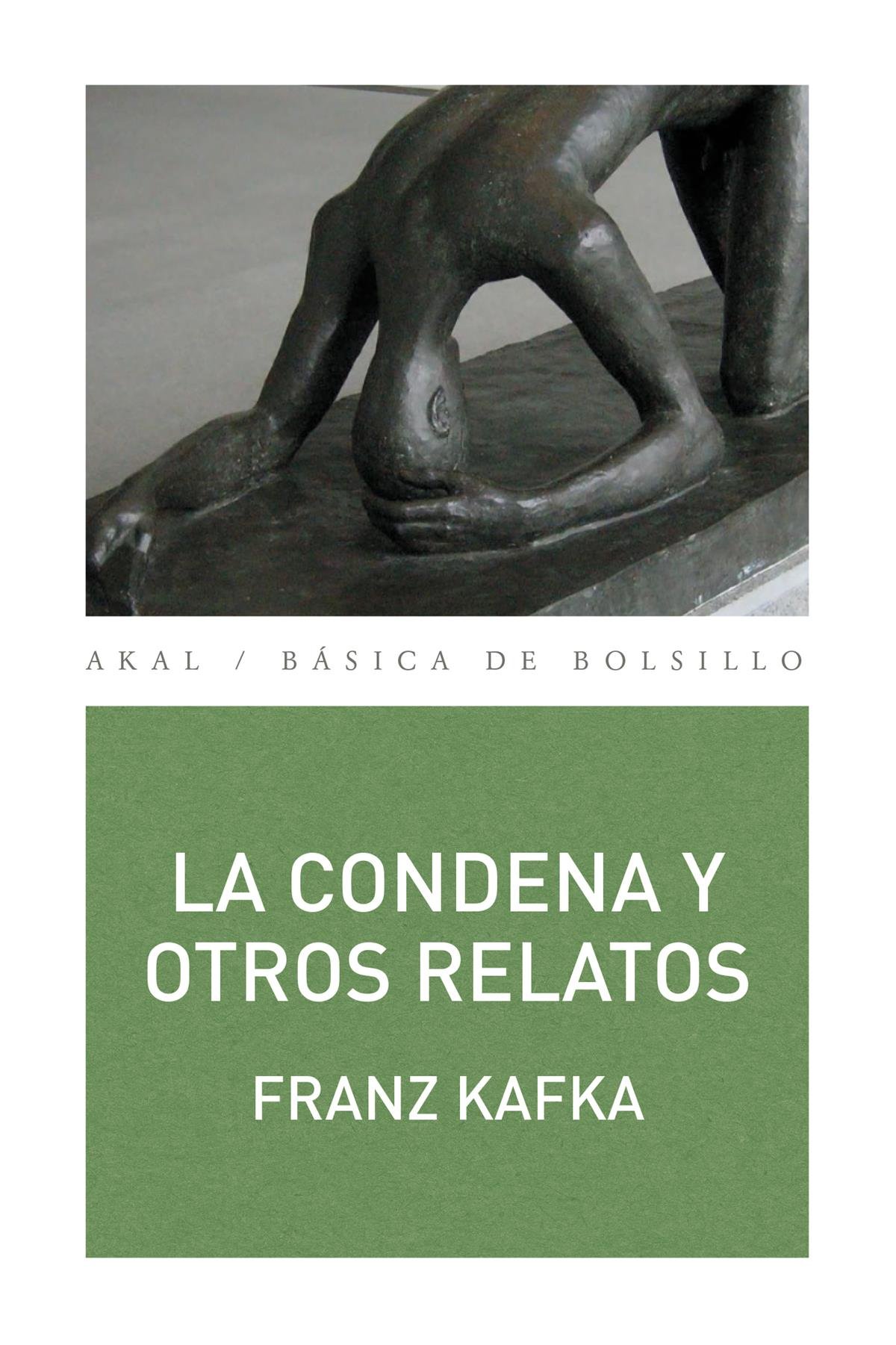 Portada de La condena y otros relatos, de Franz Kafka