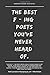 The Best F - ing Poets You'...