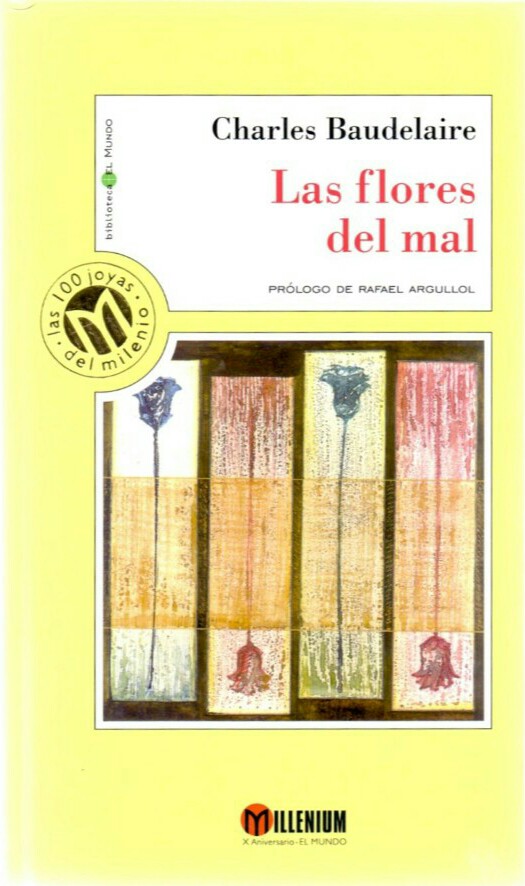 Portada de Las flores del mal, de Charles Baudelair