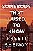 Somebody That I Used to Know by Preeti Shenoy