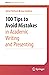 100 Tips to Avoid Mistakes in Academic Writing and Presenting (English for Academic Research)