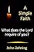 A Simple Faith: What does t...