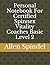 Personal Notebook For Certified Spinnex Vitality Coaches Basi... by Allen Spindel