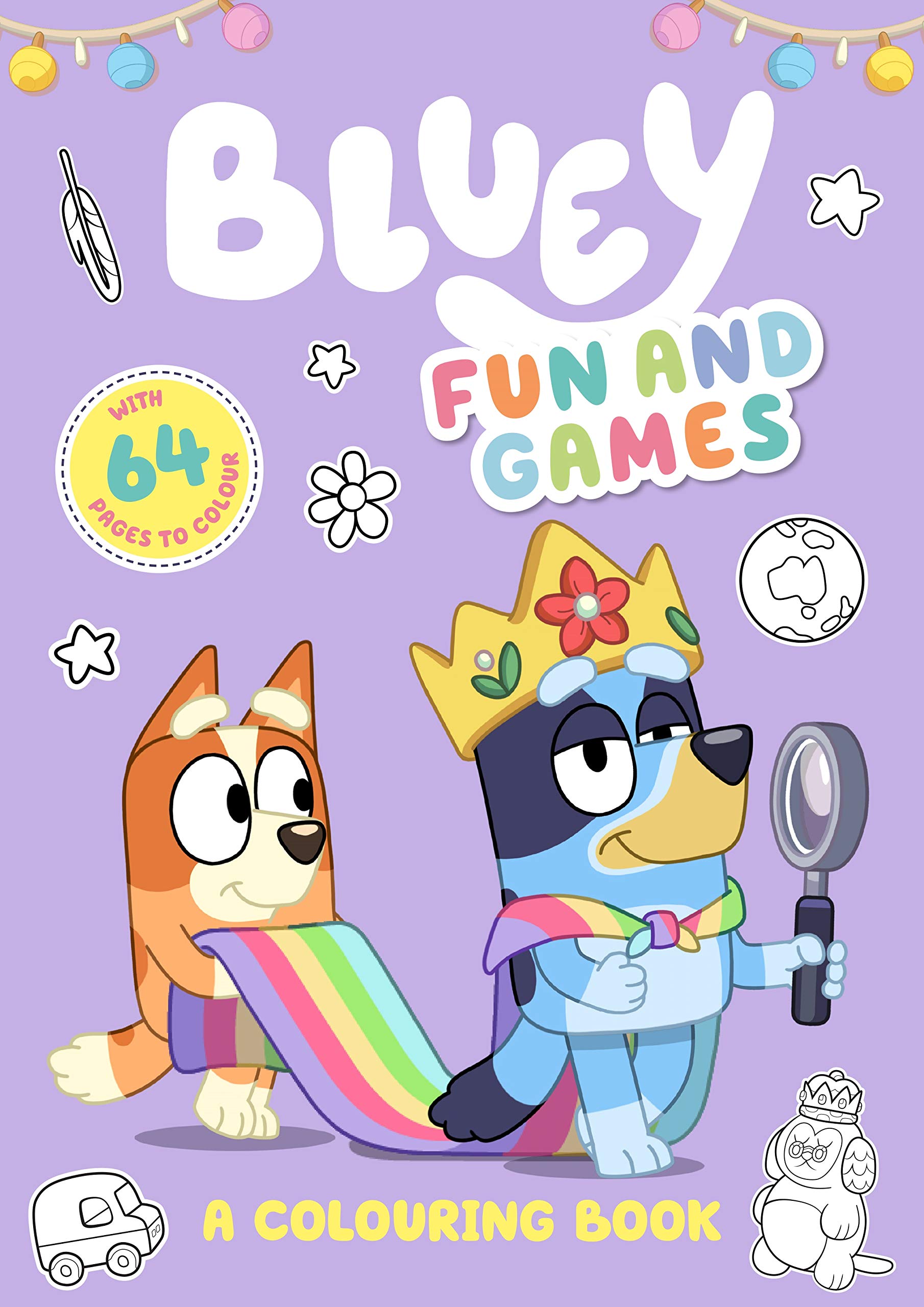 Bluey: Fun and Games: A Colouring Book (Paperback)