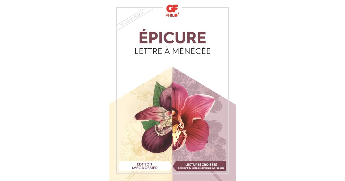 Lettre A Menecee Epicure