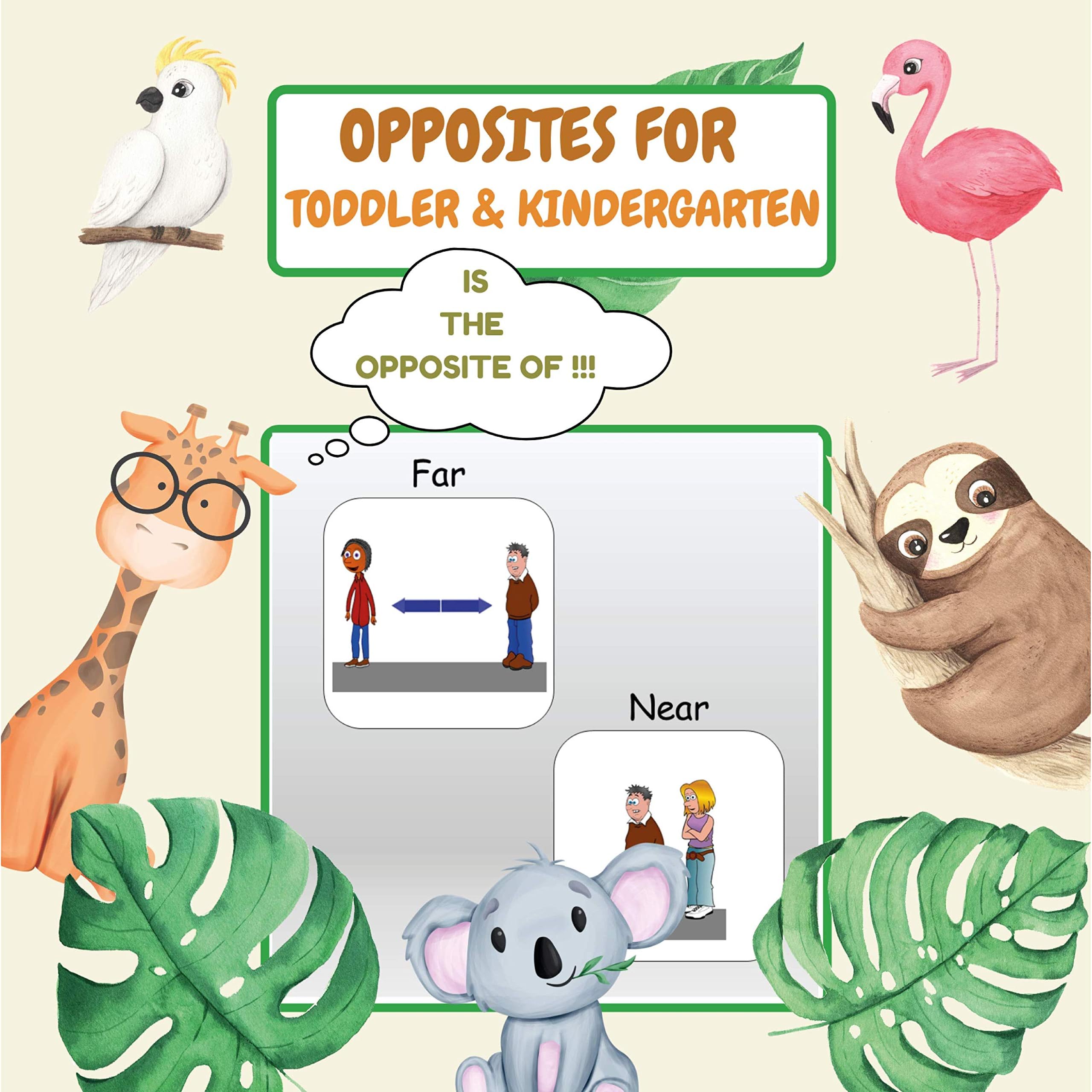 Opposites For Toddler Kindergarten A Fun Early Learning Book For Kids By Coloringart