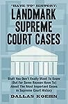 "Have To" History: Landmark Supreme Court Cases: Stuff You Don't Really Want To Know (But For Some Reason Have To) About The Most Important Cases In Supreme Court History
