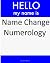 Name Change Numerology
