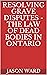 RESOLVING GRAVE DISPUTES - ...