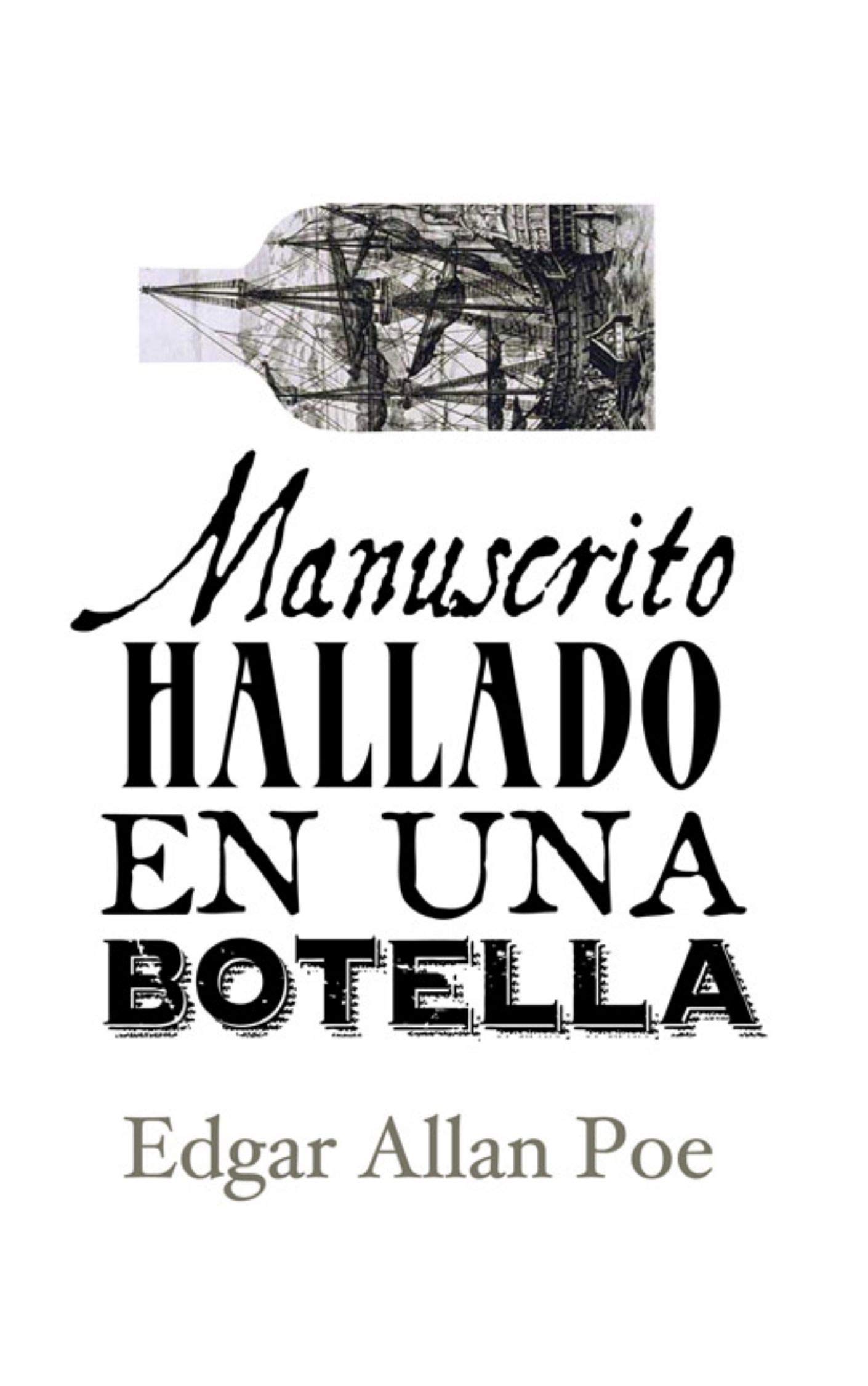 Portada de El Manuscrito hallado en una botella, de Edgar Allan Poe