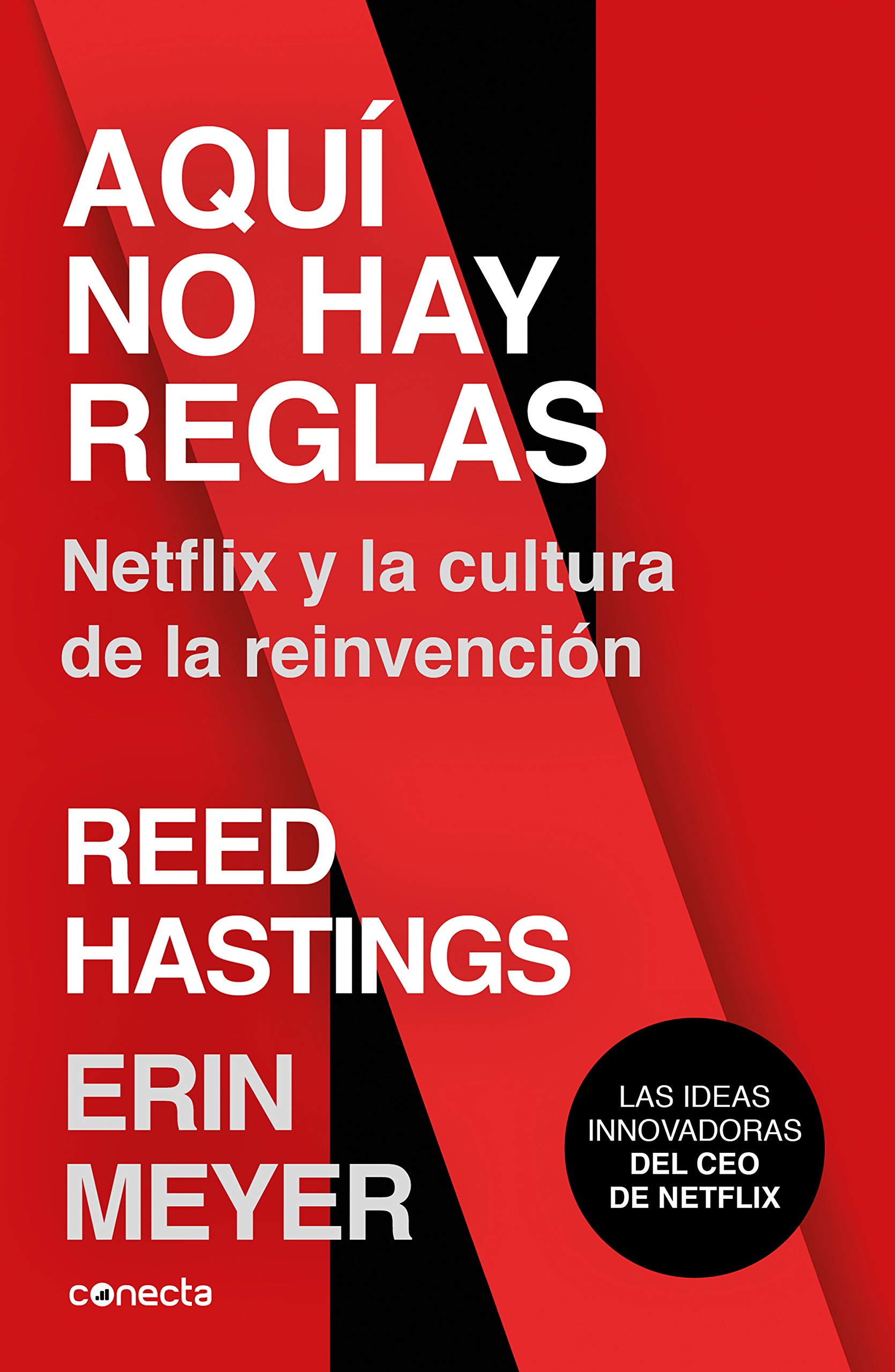 Portada de Aquí no hay reglas: Netflix y la cultura de la reinvención, de Reed Hastings
