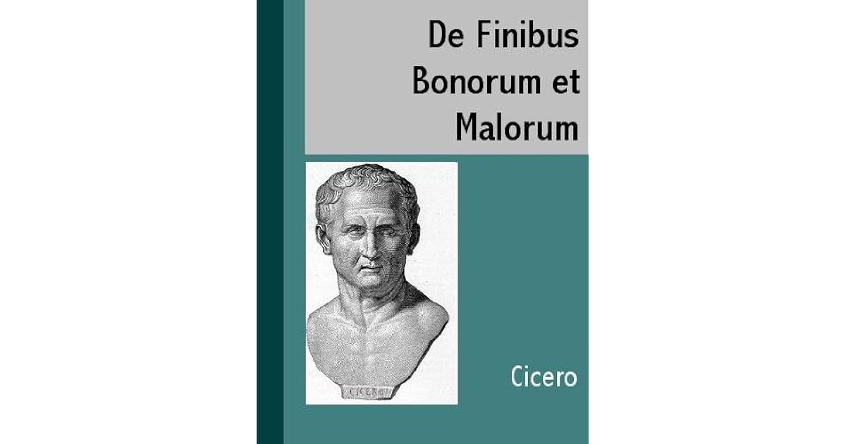 De Finibus Bonorum Et Malorum übersetzung Buch 3