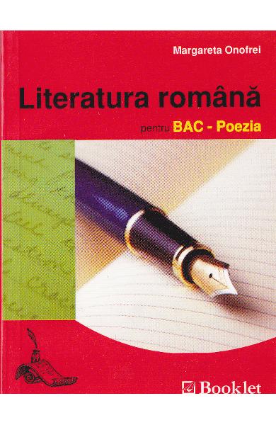 Literatura romana pentru BAC - Poezia