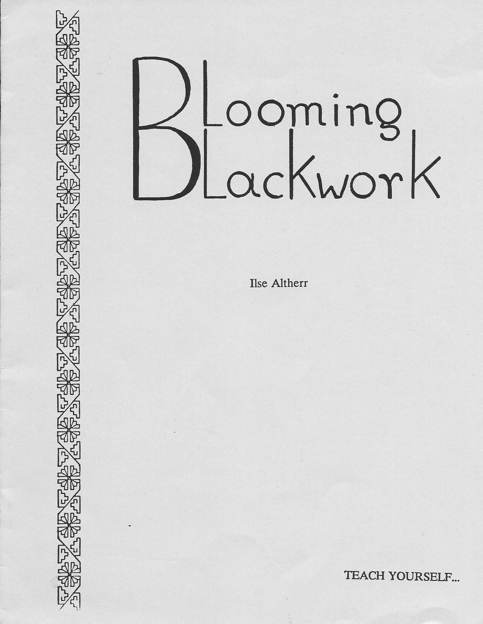 Blooming Blackwork