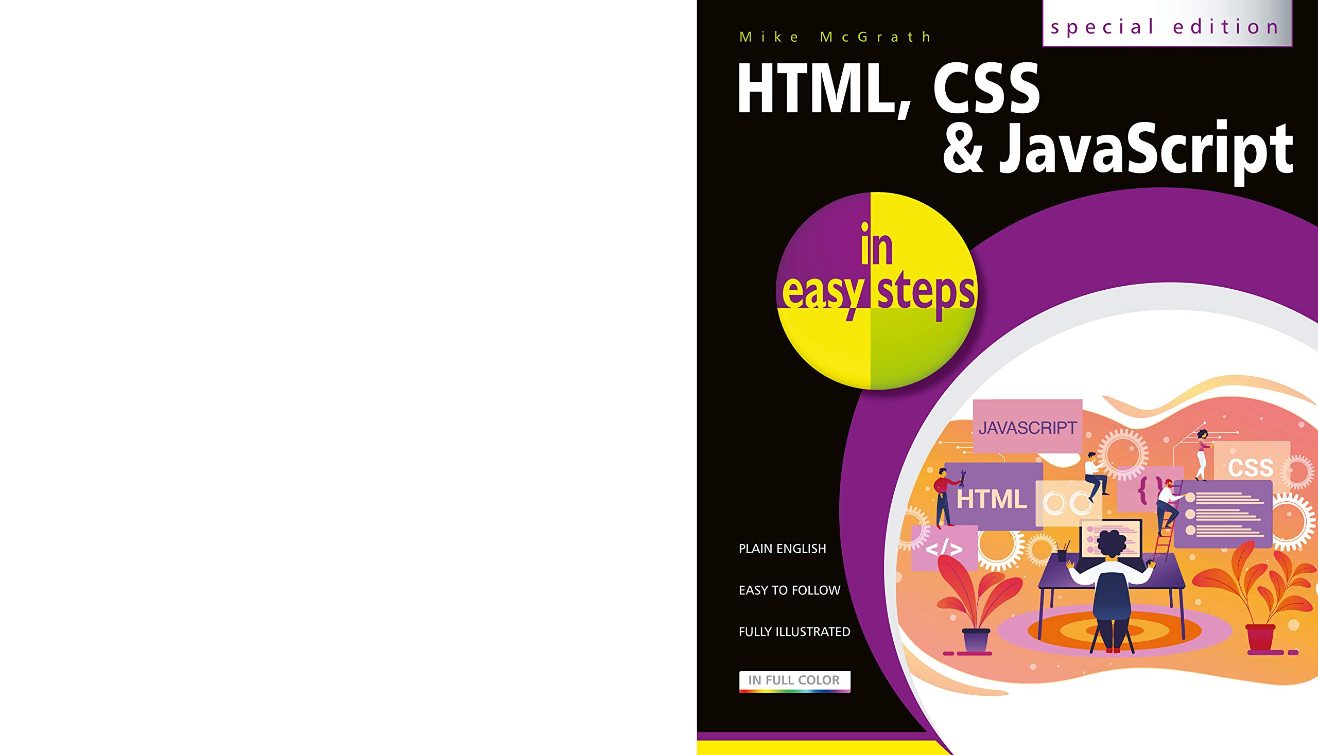 HTML, CSS & JavaScript in easy steps (Paperback)