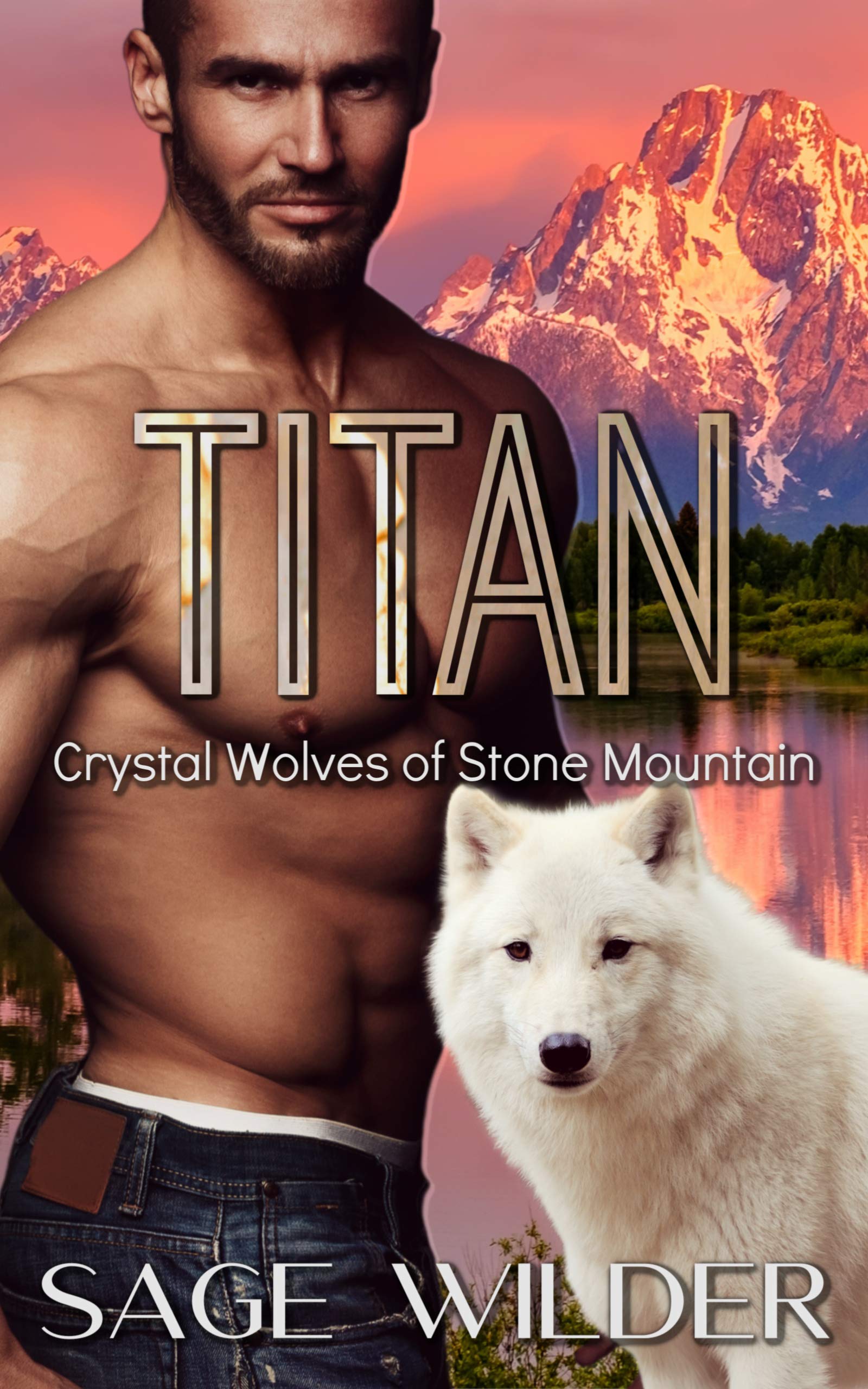 TITAN: BBW and Shifter Romance (Crystal Wolves of Stone Mountain Book 2)