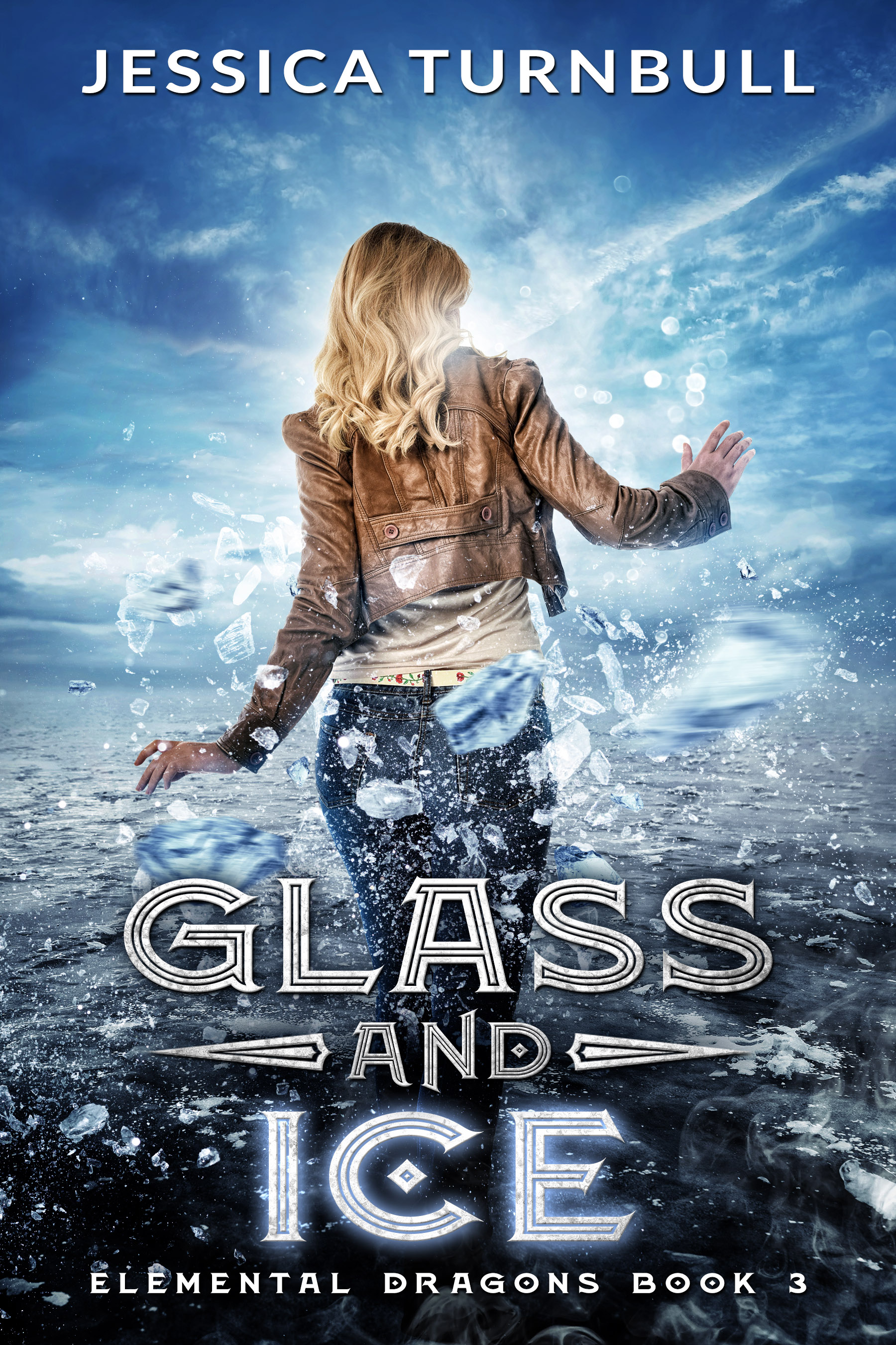 Glass and Ice (Elemental Dragons, #3)