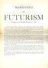 Manifesto of Futurism