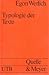 Typologie der Texte: Entwurf eines textlinguistischen Modells zur Grundlegung einer Textgrammatik (Uni-Taschenbücher ; 450) (German Edition)