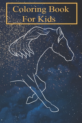 Coloring Book: Funny Dressage Equestrian Horse Rider Gift For Women Girls -4F07D For Kids Aged 4-8 - Fun with Colors and Animals! (Kids coloring book)