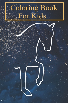 Coloring Book: Funny Dressage Equestrian Horse Rider Gift For Women Girls -XISbV For Kids Aged 4-8 - Fun with Colors and Animals! (Kids coloring book)