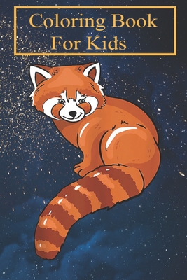 Coloring Book: Red Panda Lover Illustration Gifts Red Pandas Gift For Kids Aged 4-8 - Fun with Colors and Animals! (Kids coloring book)