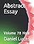Abstract Essay: Volume 78 Hole