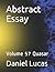 Abstract Essay: Volume 57 Q...
