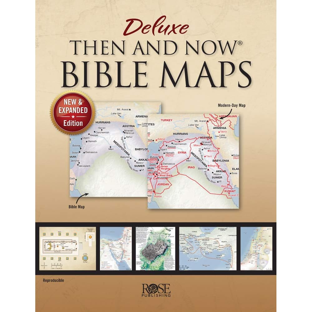 Deluxe Then And Now Bible Maps By Rose Publishing