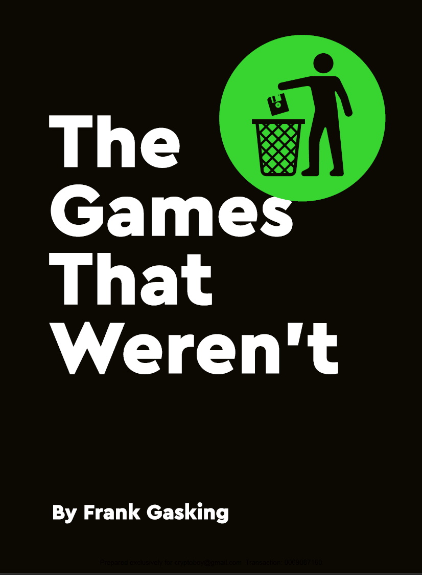 The Games That Weren't (ebook)