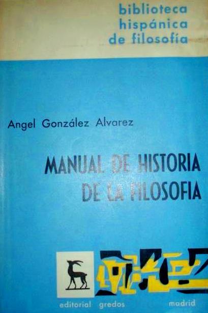 Manual de historia de la filosofía