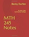 MTH 245 Notes: for John Tyler Community College