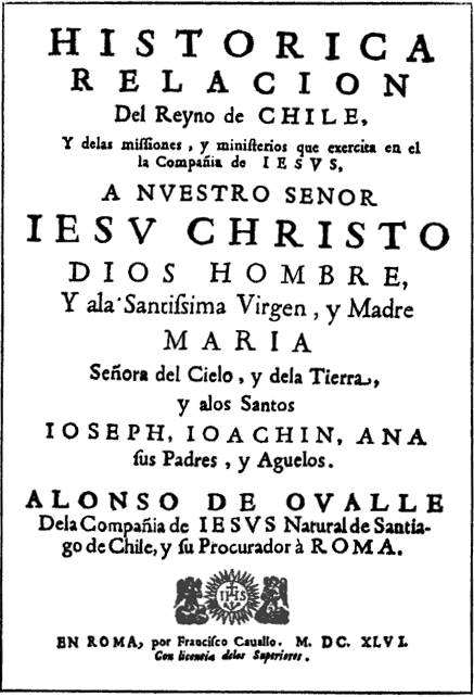 Histórica relación del Reyno de Chile (Unknown Binding)