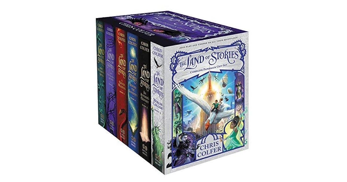 Chris Colfer The Land of Stories 6 Books Complete Collection Box Set by