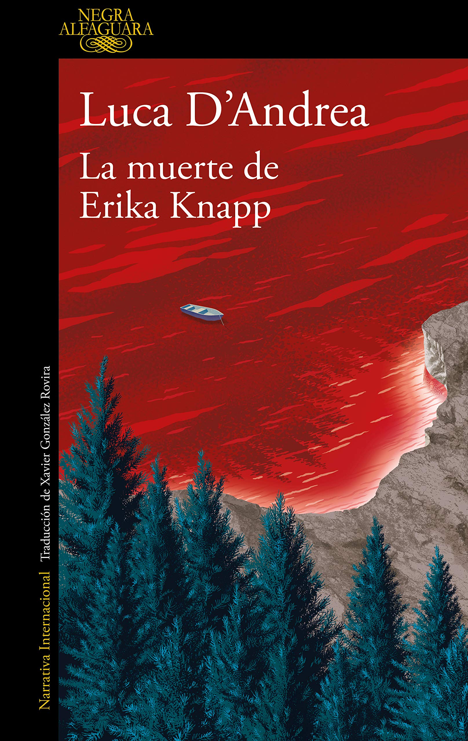 Portada de La muerte de Erika Knapp, de Luca D'Andrea