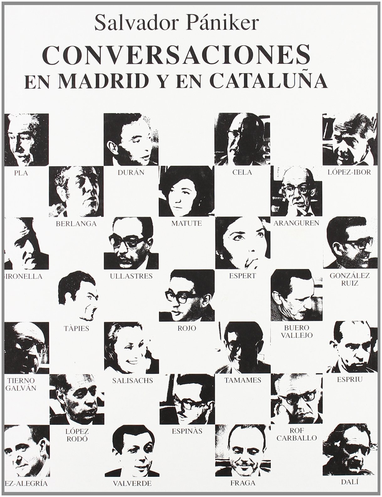 Portada de Conversaciones En Madrid y En Catalu~na, de Salvador Pániker