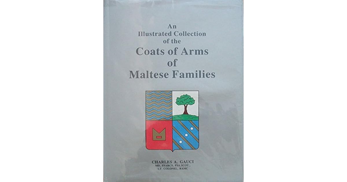 An illustrated collection of the coats of arms of Maltese families