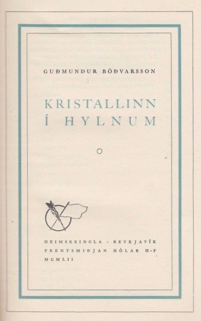 Kristallinn í hylnum (Hardcover)