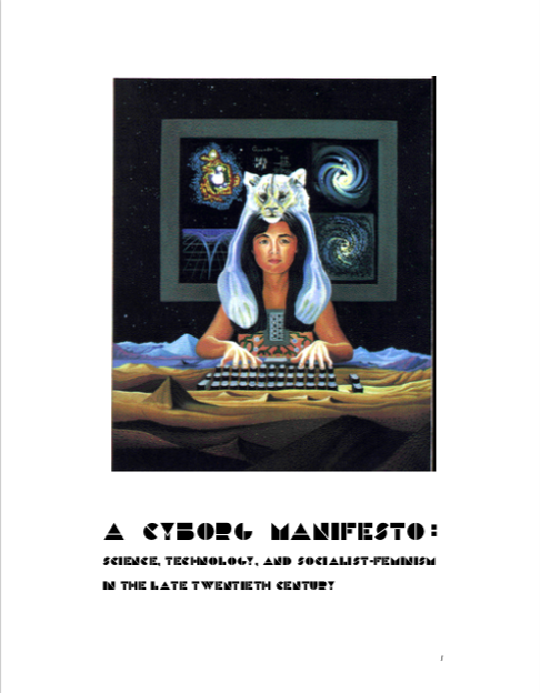 A Cyborg Manifesto: Science, Technology, and Socialist-Feminism in the Late Twentieth Century