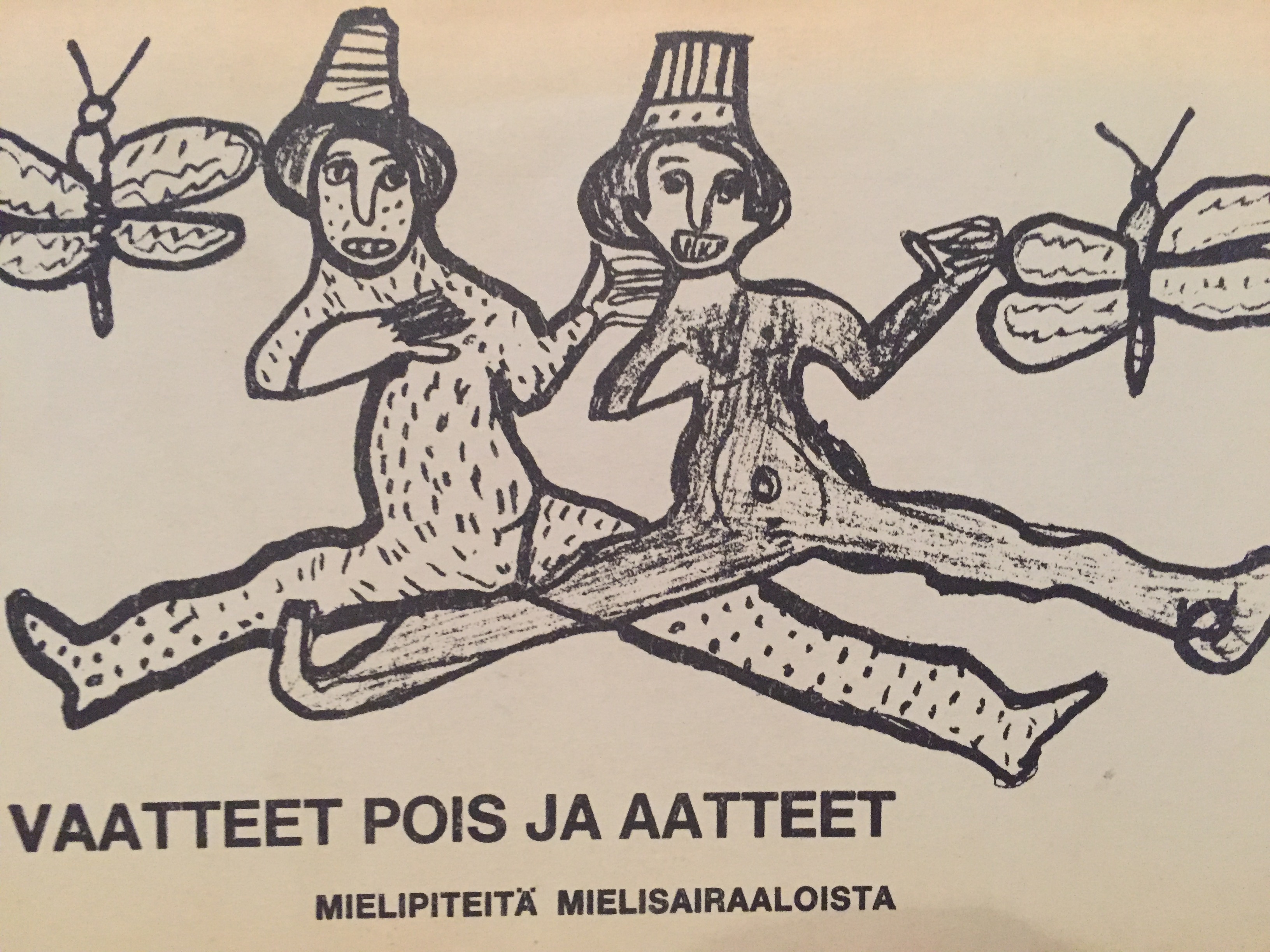 Vaatteet pois ja aatteet – Mielipiteitä mielisairaaloista