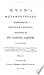 Ovid’s Metamorphoses, Book I