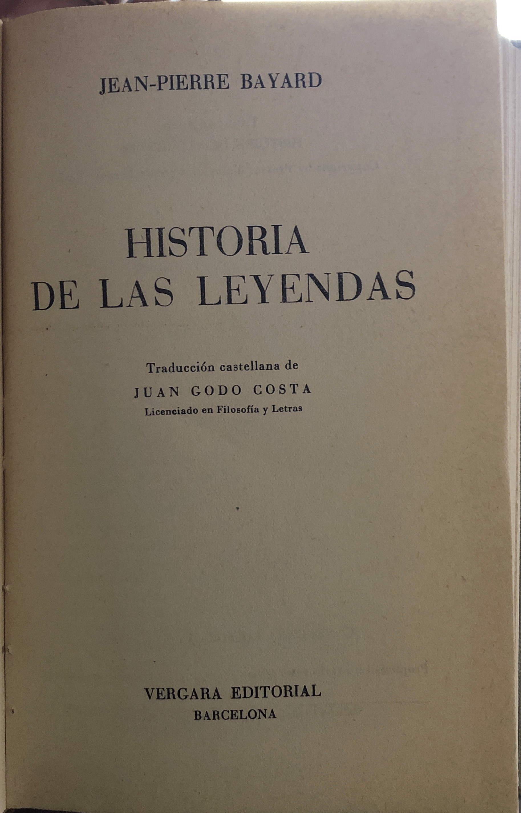 Historia de las leyendas