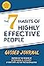 The 7 Habits of Highly Effective People: Guided Journal: (Goals Journal, Self Improvement Book)