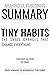 Summary: Tiny Habits by BJ ...