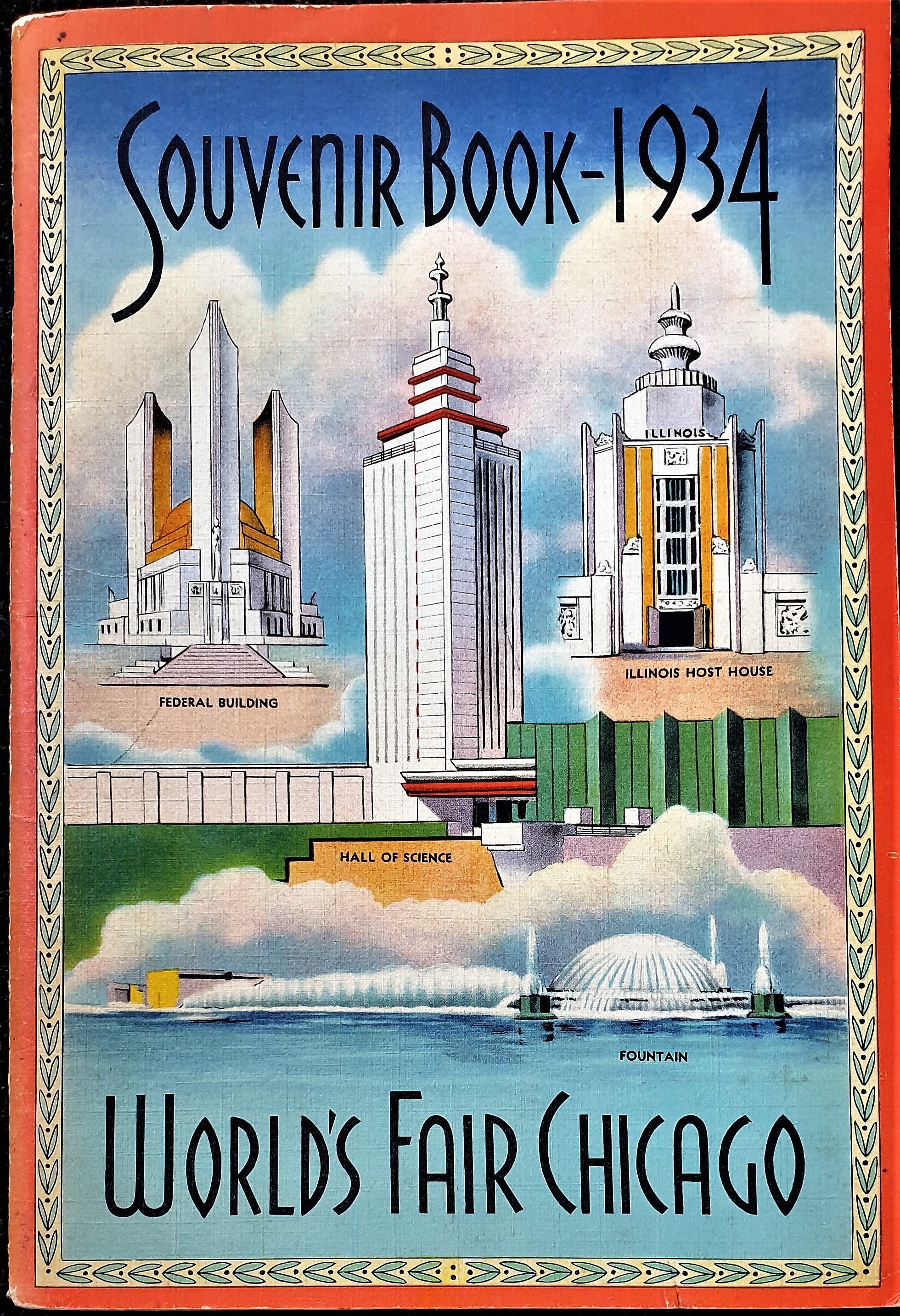 Souvenir Book 1934. World´s Fair Chicago. Souvenir Views. A century of progress