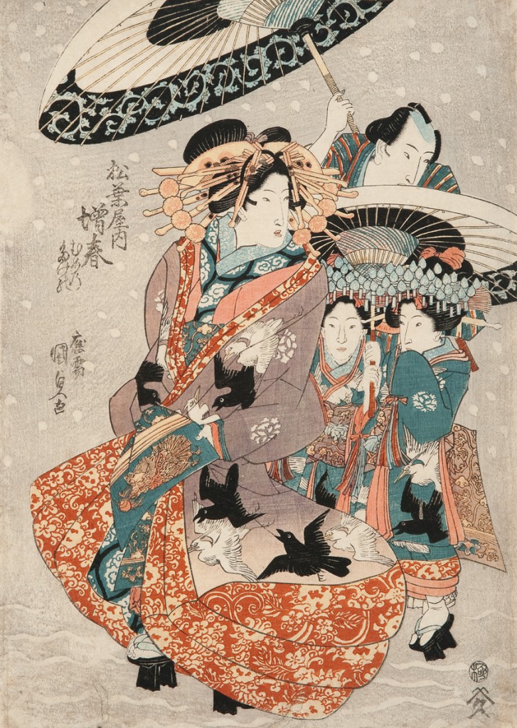 Imagini ale lumii trecătoare: Kunisada un mare artist al școlii Utagawa