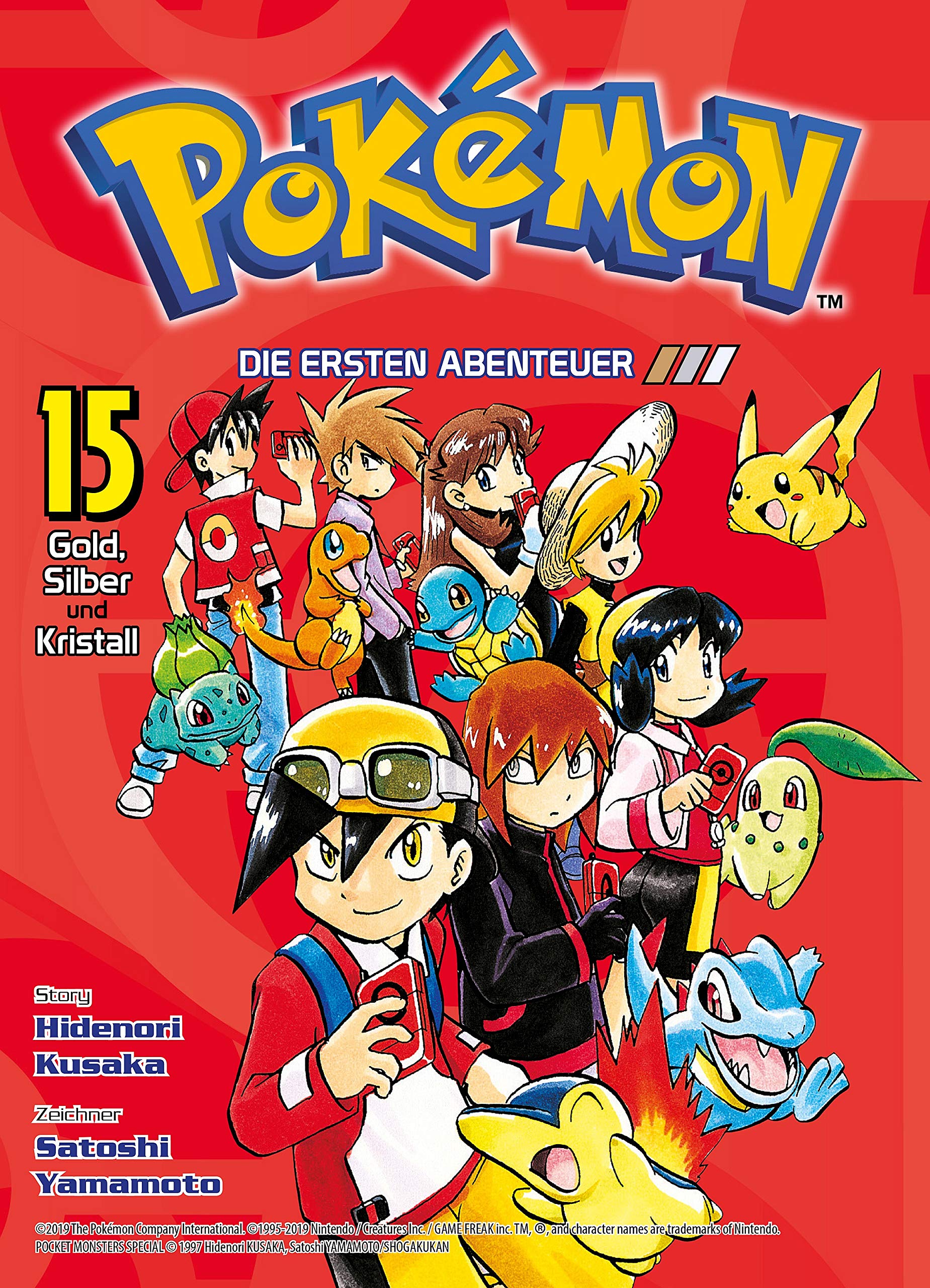 Pokémon - Die ersten Abenteuer: Gold, Silber und Kristall, Band 15: Bd. 15: Gold, Silber und Kristall (German Edition)
